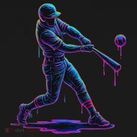 Ice Cream Drip Baseball Player Drip With Sprinkles Polo thumb 3