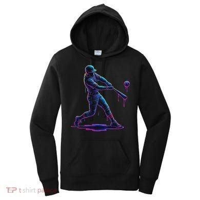 Ice Cream Drip Baseball Player Drip With Sprinkles Women's Hoodie