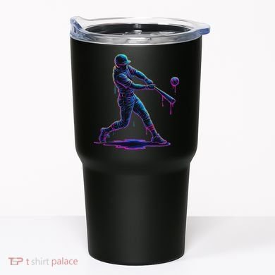 Ice Cream Drip Baseball Player Drip With Sprinkles Tumbler