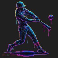 Ice Cream Drip Baseball Player Drip With Sprinkles Tumbler thumb 3