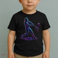 Ice Cream Drip Baseball Player Drip With Sprinkles Toddler T-Shirt thumb 2