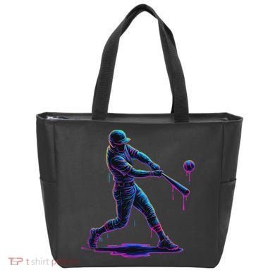 Ice Cream Drip Baseball Player Drip With Sprinkles Tote Bag