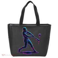 Ice Cream Drip Baseball Player Drip With Sprinkles Tote Bag thumb 0
