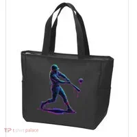 Ice Cream Drip Baseball Player Drip With Sprinkles Tote Bag thumb 3