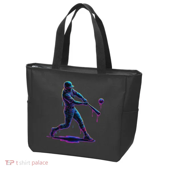 Ice Cream Drip Baseball Player Drip With Sprinkles Tote Bag