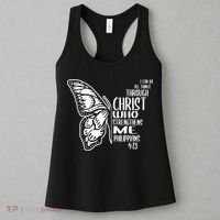 I Can Do All Things Through Christ Butterfly Women's Tank Top thumb 3