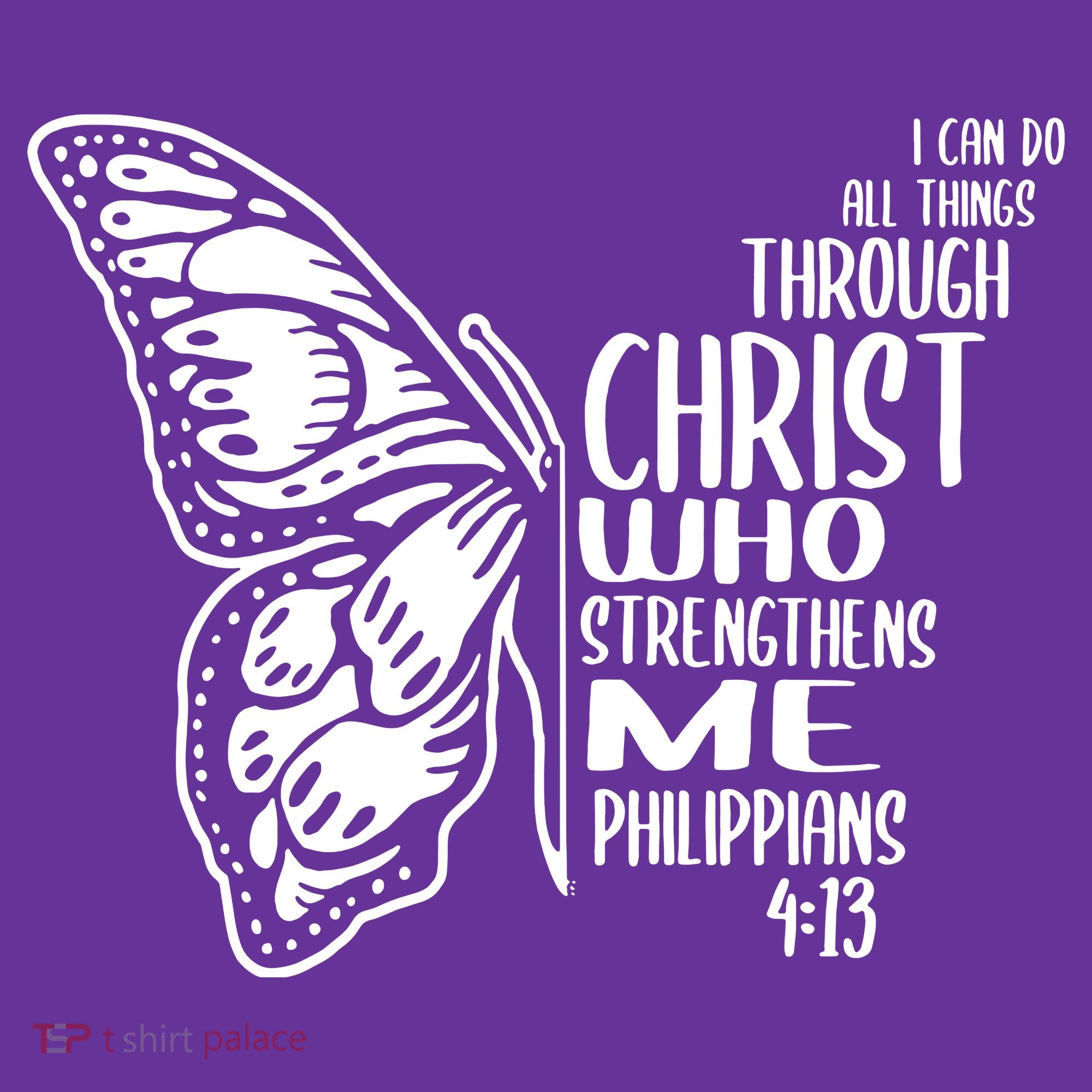 I Can Do All Things Through Christ Butterfly Sweatshirt