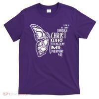 I Can Do All Things Through Christ Butterfly T-Shirt thumb 0