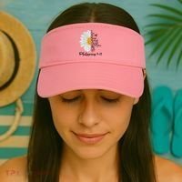 I Can Do All Things Through Christ Who Strengthens Me Philippian 4 13 Flower Visor thumb 2