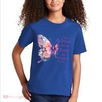 I Can Do All Things Through Christ Pretty Butterfly Great Gift Kids T-Shirt thumb 2