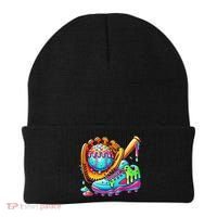 Ice Cream Drip Baseball Stuff Baseball Drip For Graphic Beanie thumb 0