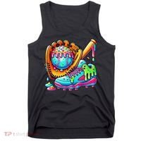 Ice Cream Drip Baseball Stuff Baseball Drip For Graphic Tank Top thumb 0