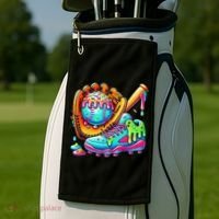 Ice Cream Drip Baseball Stuff Baseball Drip For Graphic Golf Towel thumb 2