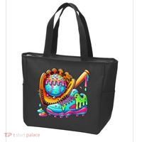 Ice Cream Drip Baseball Stuff Baseball Drip For Graphic Tote Bag thumb 3