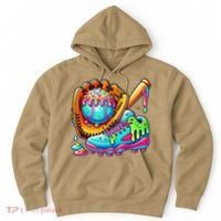 Ice Cream Drip Baseball Stuff Baseball Drip For Graphic Hoodie thumb 0