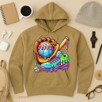 Ice Cream Drip Baseball Stuff Baseball Drip For Graphic Hoodie thumb 3