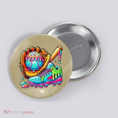 Ice Cream Drip Baseball Stuff Baseball Drip For Graphic Button