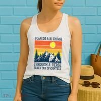 I can do all things through a verse taken out of context Women's Tank Top thumb 2