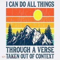 I can do all things through a verse taken out of context Women's Long Sleeve Shirt thumb 2