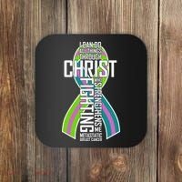 I Can Do All Things Through Christ Metastatic Breast Cancer Coaster thumb 0
