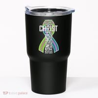 I Can Do All Things Through Christ Metastatic Breast Cancer Tumbler thumb 0