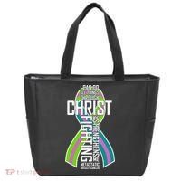I Can Do All Things Through Christ Metastatic Breast Cancer Tote Bag thumb 0