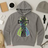 I Can Do All Things Through Christ Metastatic Breast Cancer Hoodie thumb 3