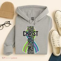 I Can Do All Things Through Christ Metastatic Breast Cancer Hoodie thumb 4