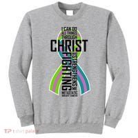 I Can Do All Things Through Christ Metastatic Breast Cancer Sweatshirt thumb 0