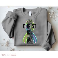 I Can Do All Things Through Christ Metastatic Breast Cancer Sweatshirt thumb 2