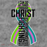 I Can Do All Things Through Christ Metastatic Breast Cancer Women's Hoodie thumb 2