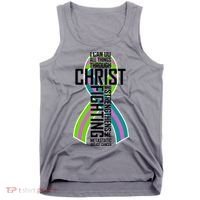 I Can Do All Things Through Christ Metastatic Breast Cancer Tank Top thumb 0