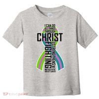 I Can Do All Things Through Christ Metastatic Breast Cancer Toddler T-Shirt thumb 0