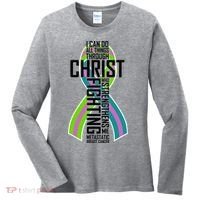 I Can Do All Things Through Christ Metastatic Breast Cancer Women's Long Sleeve Shirt thumb 0