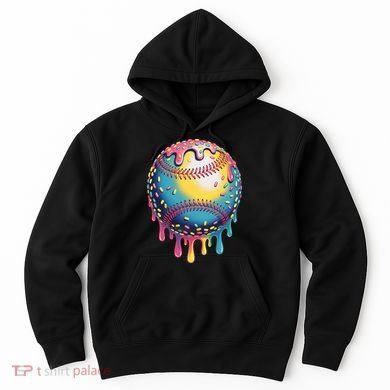 Ice Cream Drip Baseball Stuff Baseball Drip  Hoodie