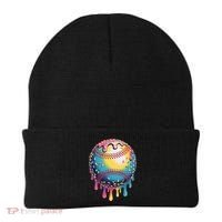Ice Cream Drip Baseball Stuff Baseball Drip  Beanie thumb 0