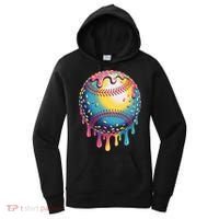 Ice Cream Drip Baseball Stuff Baseball Drip  Women's Hoodie thumb 0