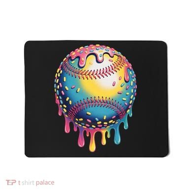 Ice Cream Drip Baseball Stuff Baseball Drip  Mousepad