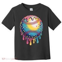Ice Cream Drip Baseball Stuff Baseball Drip  Toddler T-Shirt thumb 0