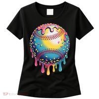 Ice Cream Drip Baseball Stuff Baseball Drip  Women's T-Shirt thumb 0