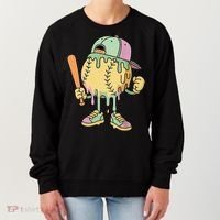 Ice Cream Drip Baseball Spots Retro Women's Sweatshirt thumb 0