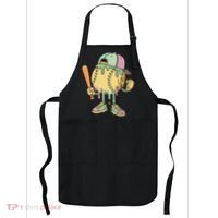 Ice Cream Drip Baseball Spots Retro Apron thumb 0
