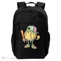 Ice Cream Drip Baseball Spots Retro Backpack thumb 0
