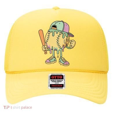 Ice Cream Drip Baseball Spots Retro Hat