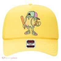 Ice Cream Drip Baseball Spots Retro Hat thumb 0