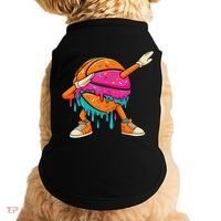 Ice Cream Drip Basketball Dabbing Doggie Tank thumb 0