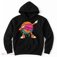 Ice Cream Drip Basketball Dabbing Hoodie thumb 0