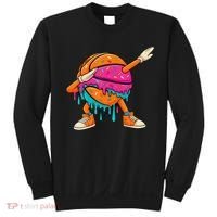 Ice Cream Drip Basketball Dabbing Sweatshirt thumb 0