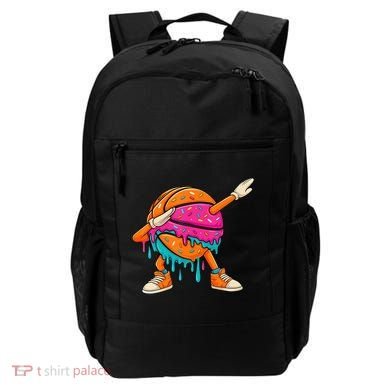 Ice Cream Drip Basketball Dabbing Backpack