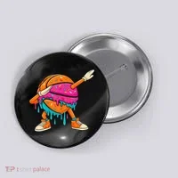 Ice Cream Drip Basketball Dabbing Button thumb 0
